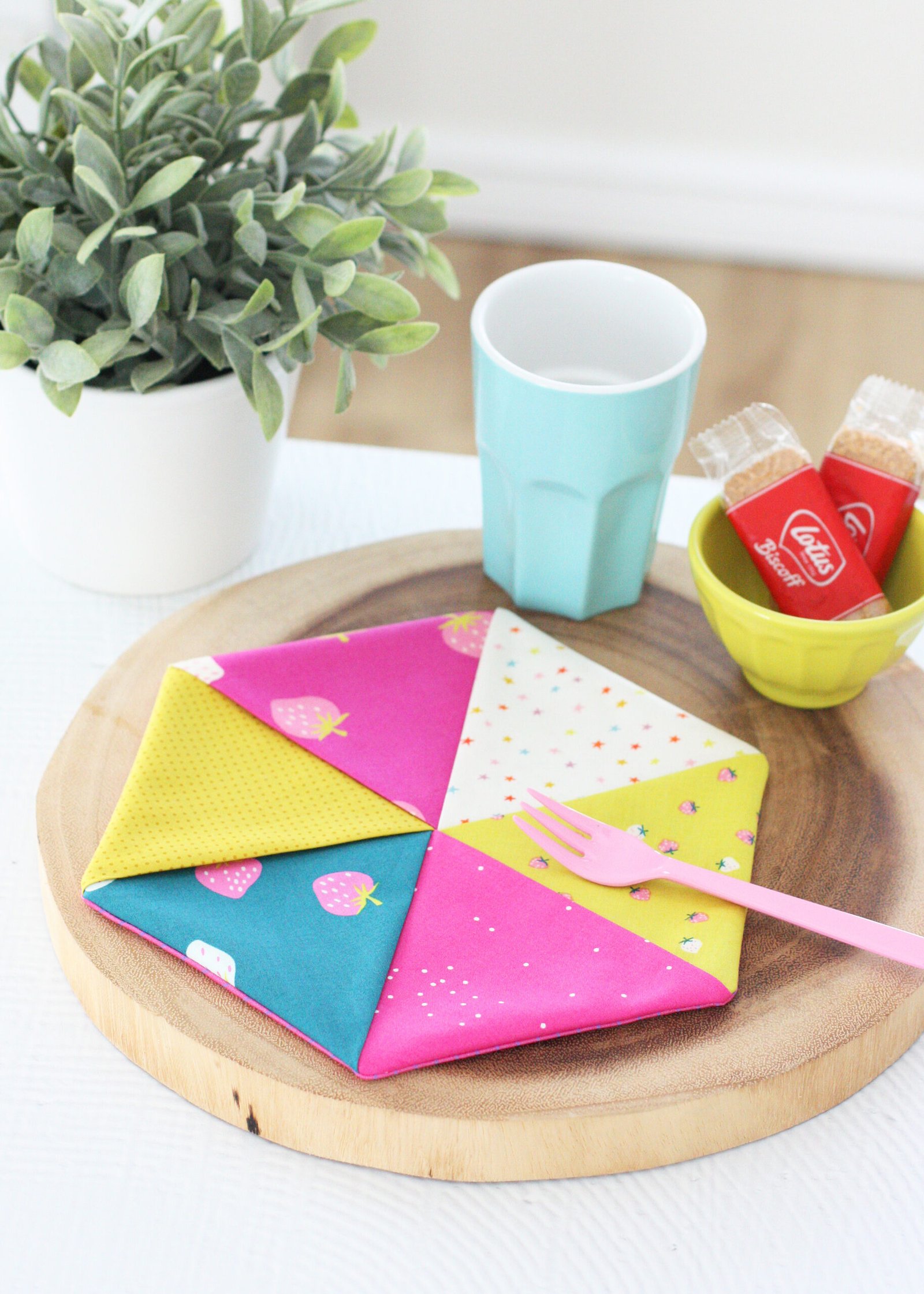 Easy Hexagon Trivet and Coasters