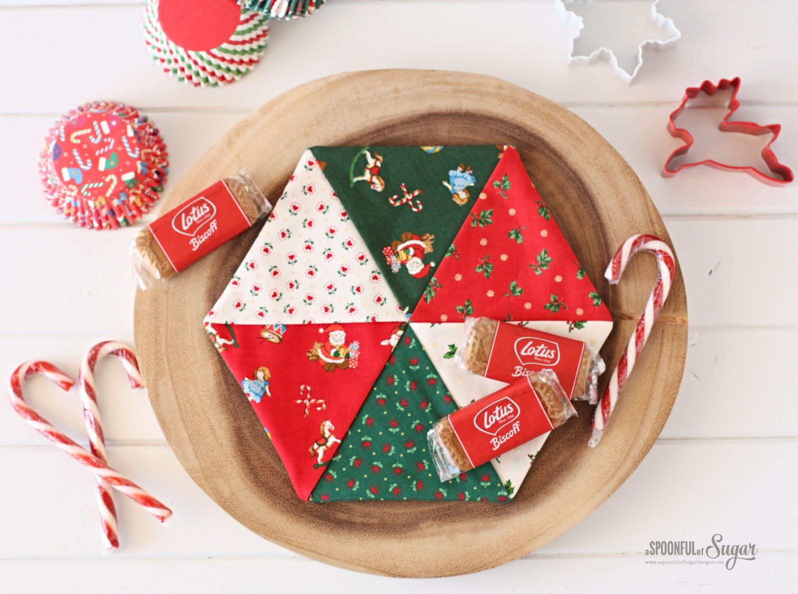 Easy Hexagon Trivet and Coasters
