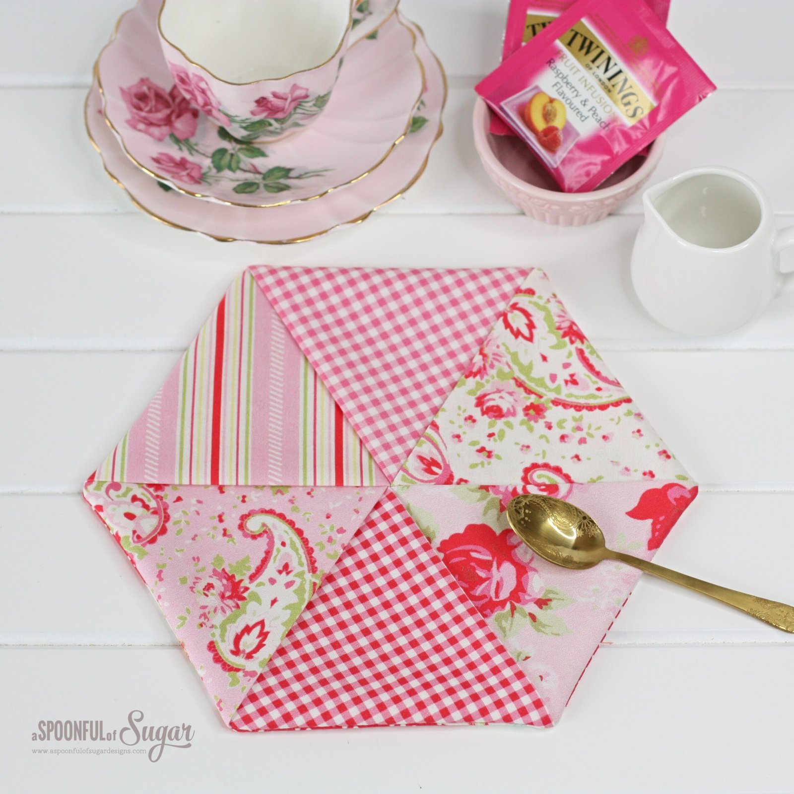 Easy Hexagon Trivet and Coasters
