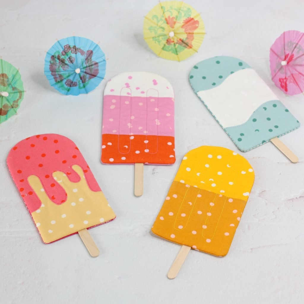 Popsicle Mug Rug Pattern Popsicle Parade Coaster Mug Rug - A Spoonful of Sugar Shop