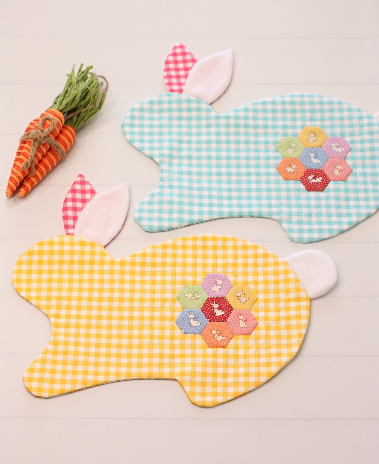Bunny Rainbow Placemat Set