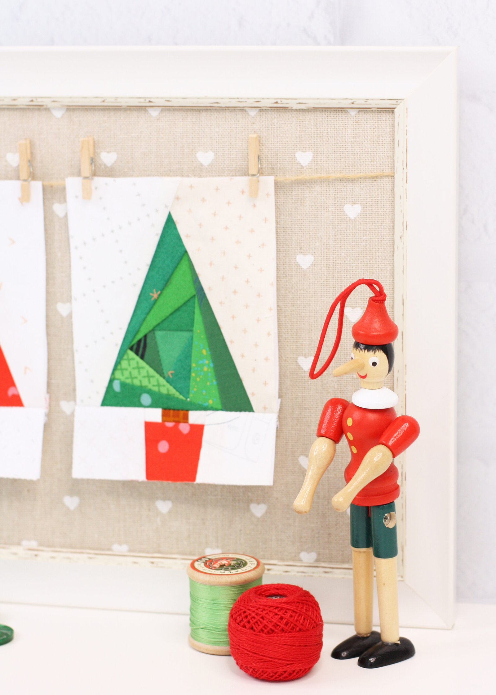 Tree in a Pot Foundation Paper Piecing Quilt Block (5 Sizes)