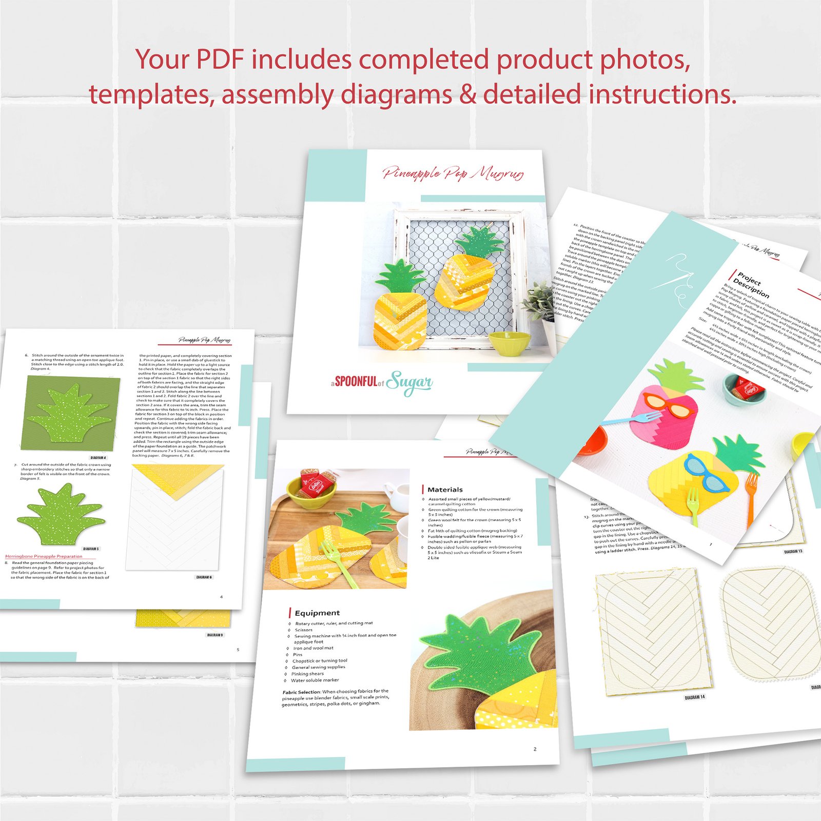 Pineapple Pop Mugrug