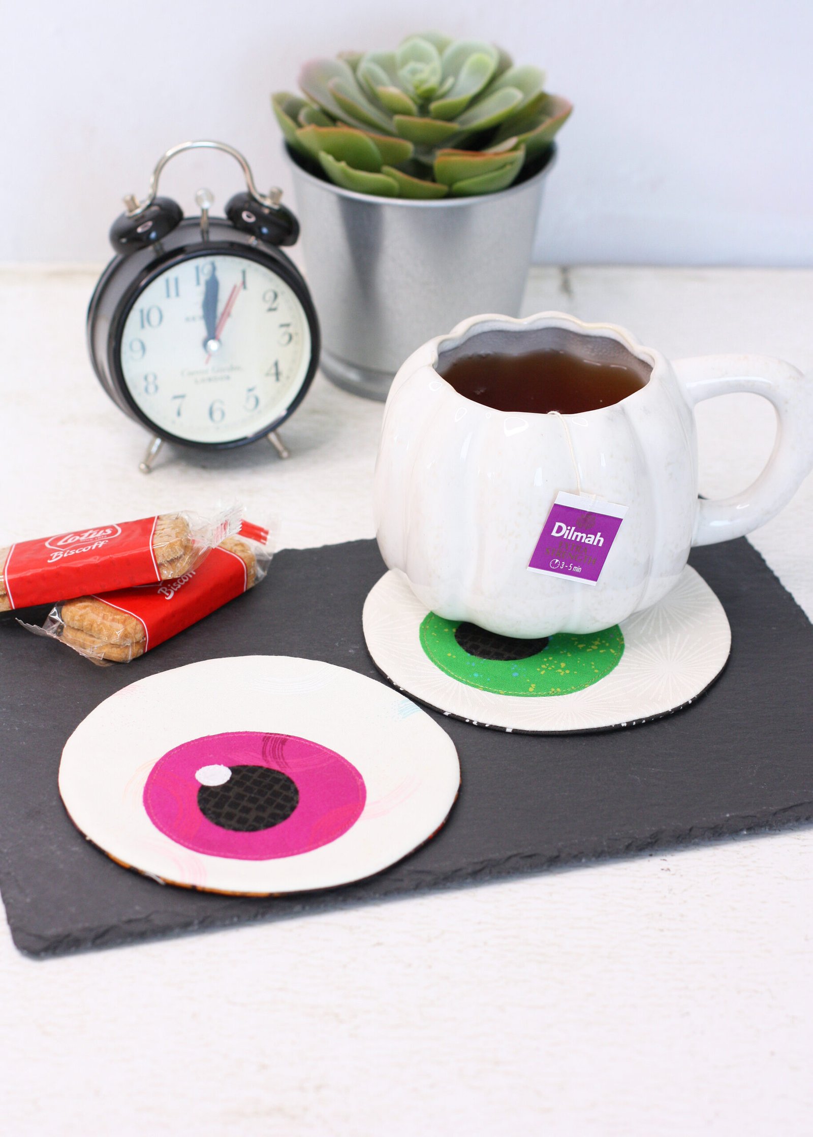 Monster Eye Mug Rug