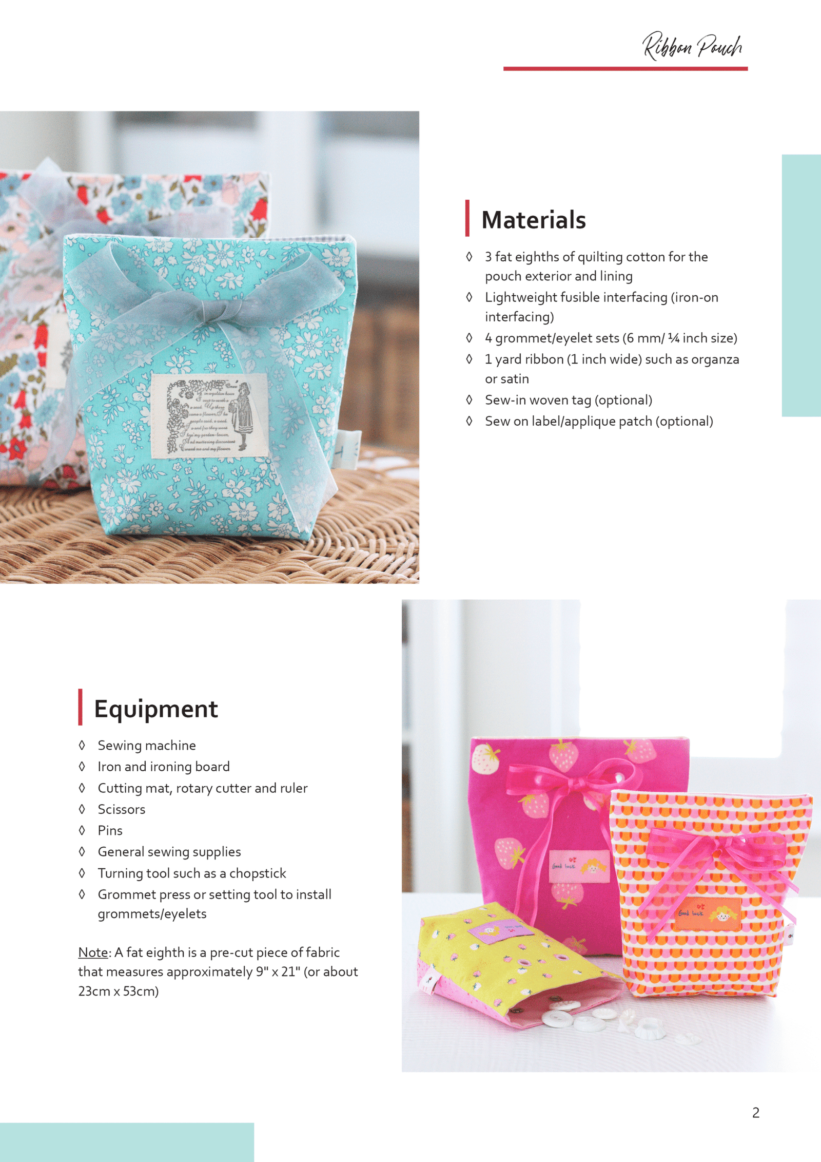 Ribbon Pouch (3 Sizes)