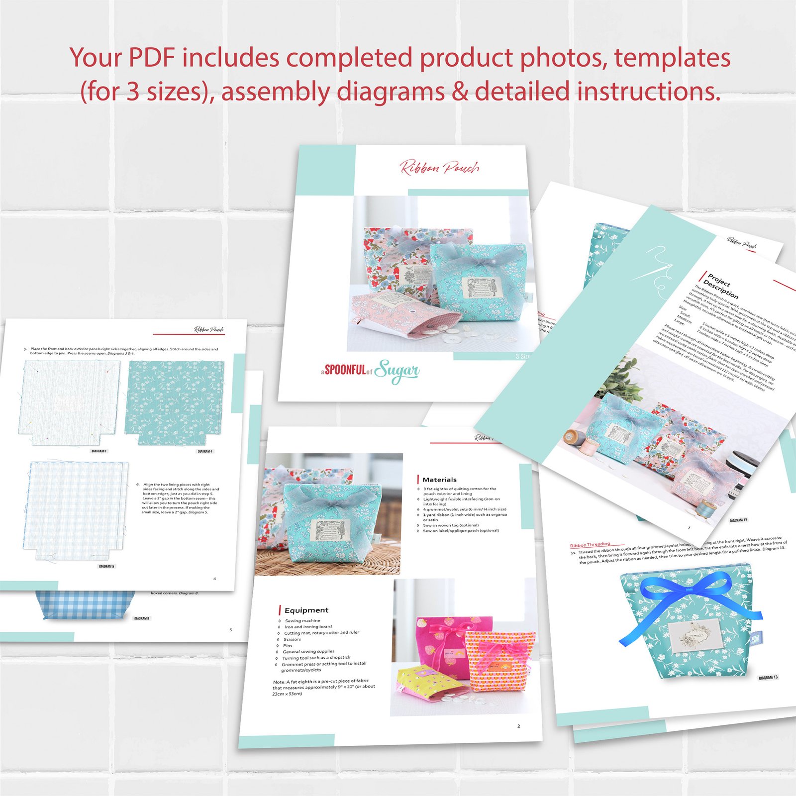 Ribbon Pouch (3 Sizes)