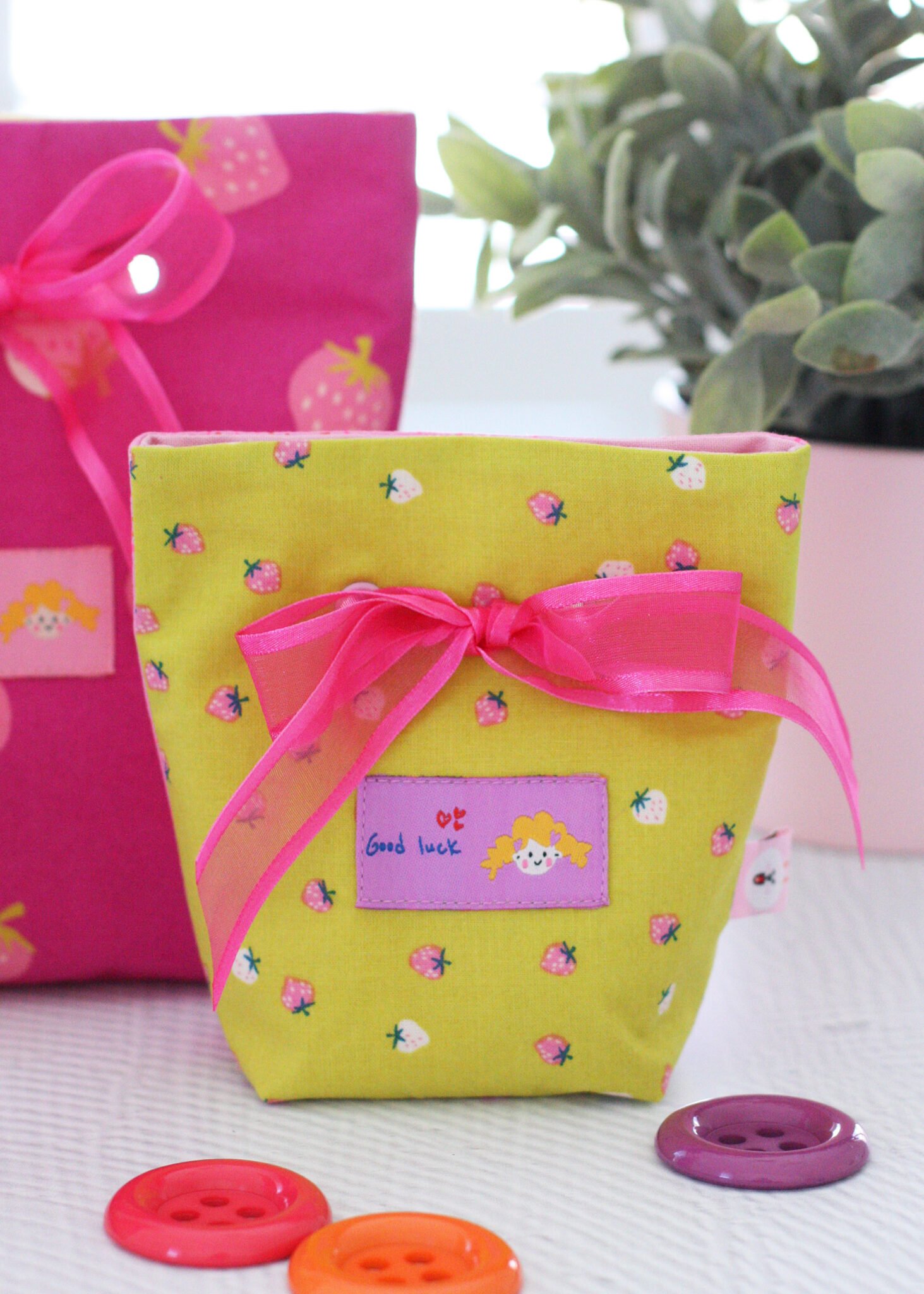 Ribbon Pouch (3 Sizes) - A Spoonful of Sugar Shop