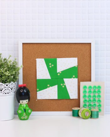 Propeller Foundation Paper Piecing Quilt Block (7 Sizes)
